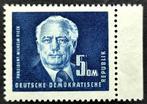 DDR: 5 DM Wilhelm Pieck 1951 POSTFRIS, Timbres & Monnaies, Timbres | Europe | Allemagne, RDA, Enlèvement ou Envoi, Non oblitéré