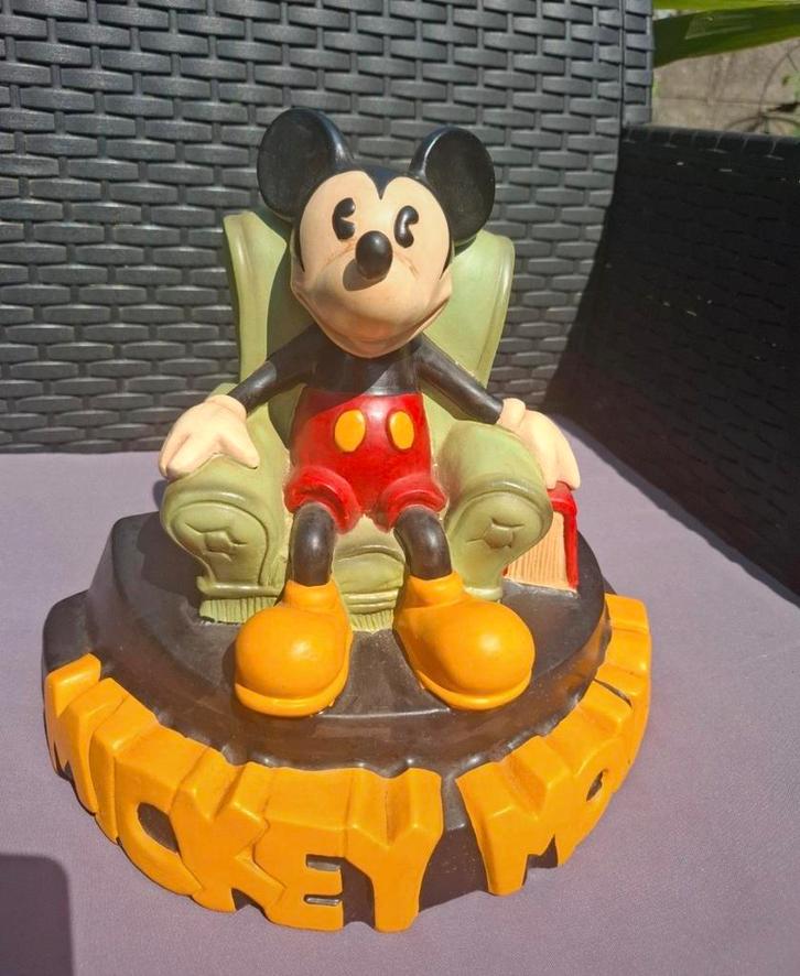 Vintage Mickey Mouse-beeldje, Verzamelen, Disney, Zo goed als nieuw, Beeldje of Figuurtje, Mickey Mouse, Ophalen of Verzenden