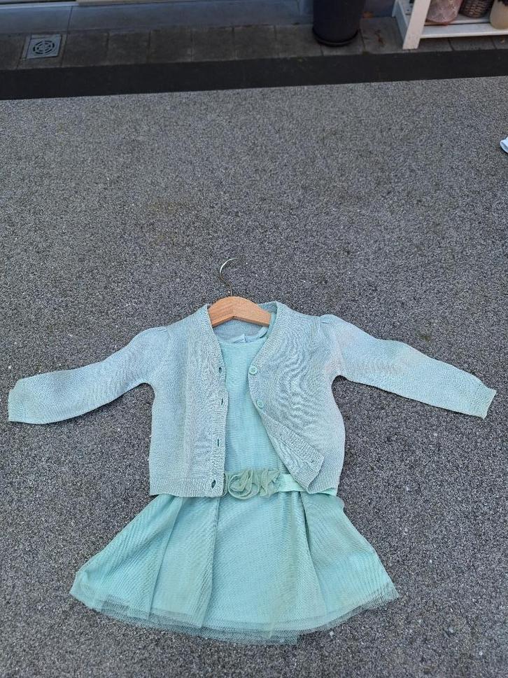 Kleedjes met vestje maat 74, Kinderen en Baby's, Babykleding | Maat 74, Gebruikt, Meisje, Jurkje of Rokje, Ophalen of Verzenden