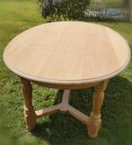 Superbe table en chêne massif, Maison & Meubles, Chêne, Ovale, Enlèvement