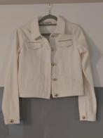 Wit jeansvest maat S in zeer goede staat, Kinderen en Baby's, Kinderkleding | Maat 176, Ophalen, Nieuw, Meisje, Jas