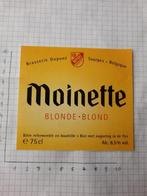 Bieretiekt Moinette Blond 75 cl, Comme neuf, Enlèvement