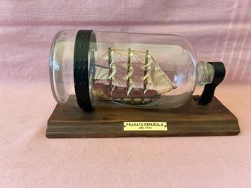 Bateau en bouteille Fragata Espanola ano 1780, Enlèvement ou Envoi, Utilisé