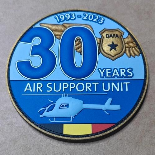 Belgisch Federale Politie Air Support Detachment  30 Jaar, Verzamelen, Militaria | Algemeen, Embleem of Badge, Ophalen of Verzenden