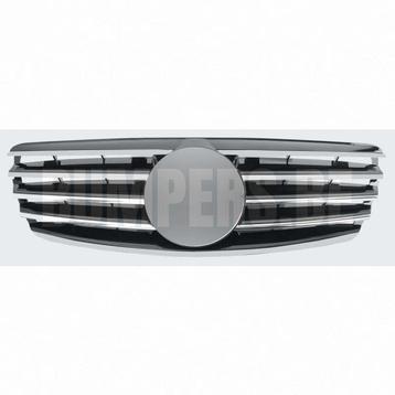 Grill Hoogglans Zwart Chroom Radiatorgrille Mercedes E-Klass beschikbaar voor biedingen