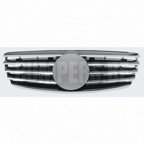 Grill Hoogglans Zwart Chroom Radiatorgrille Mercedes E-Klass, Auto-onderdelen, Overige Auto-onderdelen, Gebruikt, 6 maanden garantie