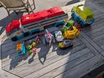 Paw Patrol speelgoed set truck en andere voertuigen e.a. zie, Ophalen, Gebruikt
