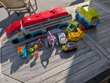 Paw Patrol speelgoed set truck en andere voertuigen e.a. zie beschikbaar voor biedingen