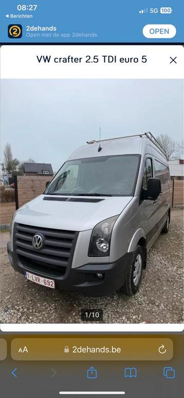 Camionette VW crafter, Achat, 4 portes, 3 places, Diesel