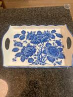 Delft blauw delflower dienblad, Autres styles, Enlèvement, Porcelaine, Balance ou Balances