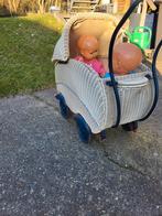 antieke kinderwagen met poppen., Ophalen, Gebruikt, Kinderwagen