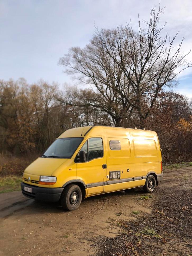 Renault Master Camper/Mobilhome/Buscamper, Caravans en Kamperen, Mobilhomes, Particulier, tot en met 2, Diesel, Ophalen