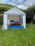 Tente de fête ou atelier de travail robuste et durable, Jardin & Terrasse, Comme neuf, 2 mètres ou plus, Pliable, Tente de réception