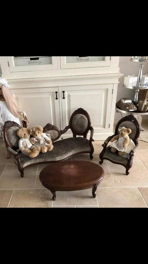 Antieke poppensalon Meander, Huis en Inrichting, Woonaccessoires | Overige, Gebruikt, Ophalen