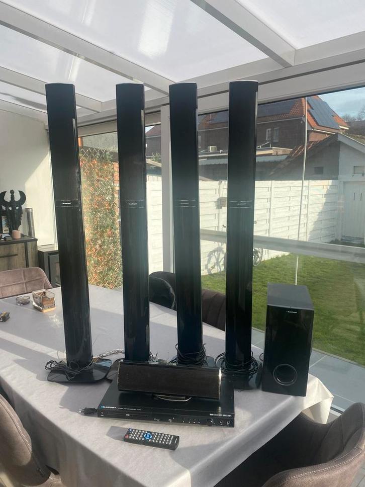 Blauwpoint 5.1, TV, Hi-fi & Vidéo, Ensembles home-cinéma, Comme neuf, Lecteur DVD, Enlèvement