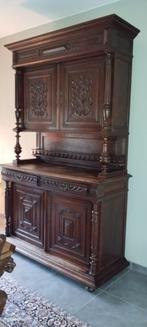 Antieke kast + tafel, Antiek en Kunst, Antiek | Meubels | Kasten, Ophalen of Verzenden