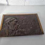 Jolie plaque en fonte attribuée à Constantin Meunier, Antiquités & Art, Enlèvement ou Envoi