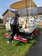 Speedboot Jeanneau leader 545, Watersport en Boten, Vis- en Consoleboten, Zo goed als nieuw, Ophalen, 70 pk of meer, 3 tot 6 meter