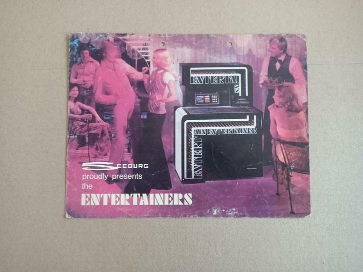 Folder: Seeburg Entertainer (1975) jukebox, Verzamelen, Automaten | Jukeboxen, Seeburg, Verzenden