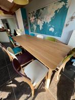 Keukentafel met 8 stoelen, Huis en Inrichting, Tafels | Eettafels, Ophalen, Gebruikt, Modern kleurrijk