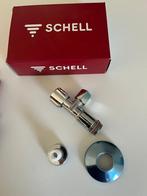 Schell hoekstopkraan, Ophalen, Nieuw, Chroom, Kraan