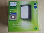 Philips buitenlamp Samondra Anthracite - 12W, Ophalen, Kunststof, Minder dan 50 watt, Wandlamp