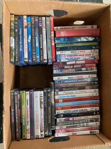 Doos dvd’s 49stuks beschikbaar voor biedingen
