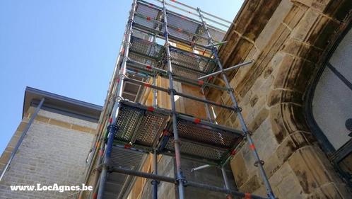 Multidirectionele Steiger 8 m x 8m (werkhoogte) – 62 m², Doe-het-zelf en Bouw, Steigers, Nieuw, Ophalen