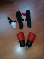 Bokshandschoenen, scheenbeschermers..., Ophalen, Zo goed als nieuw, Bokshandschoenen