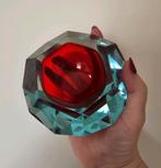 Murano Flavio Poli Sommerso geslepen rood, Antiek en Kunst, Ophalen of Verzenden