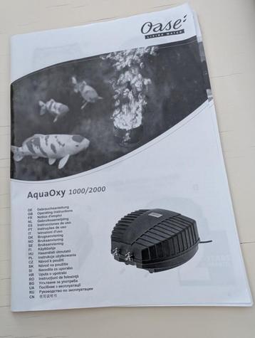  OASE AquaOxy 1000/2000 pour étang beschikbaar voor biedingen