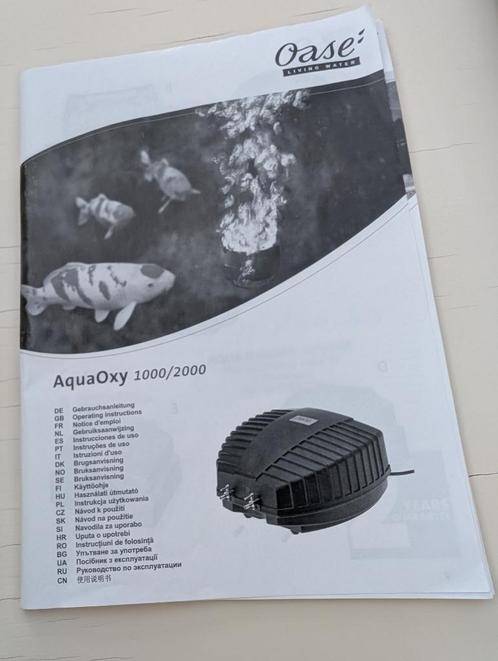 OASE AquaOxy 1000/2000 pour étang, Tuin en Terras, Vijver-toebehoren, Gebruikt, Overige typen, Ophalen