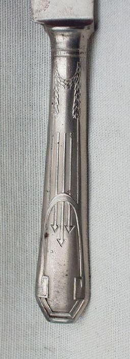 Set de 12 couteaux de salle à manger - Jugendstil., Antiquités & Art, Antiquités | Couverts, Enlèvement ou Envoi