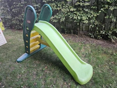 Groene glijbaan (LittleTikes), Kinderen en Baby's, Speelgoed | Buiten | Speeltoestellen, Zo goed als nieuw, Glijbaan, Ophalen