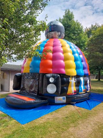 Springkasteel disco fun te huur, Ophalen of Verzenden, Zo goed als nieuw