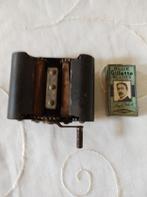 Blue Gillette en scheermesjes slijper 1930 1940, Antiek en Kunst, Ophalen of Verzenden