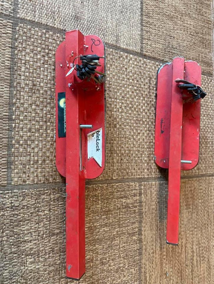 Wielsloten - antibdiefstal - staal geen aluminium, Auto diversen, Anti-diefstal, Gebruikt, Ophalen