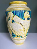 Vase art déco BOCH KERAMIS CHARLES CATTEAU Pélicans, Antiquités & Art