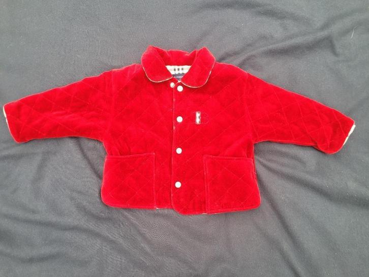 Veste de marque Burberry coton-polyester- taille 12 mois, Kinderen en Baby's, Babykleding | Overige, Gebruikt, Jongetje of Meisje