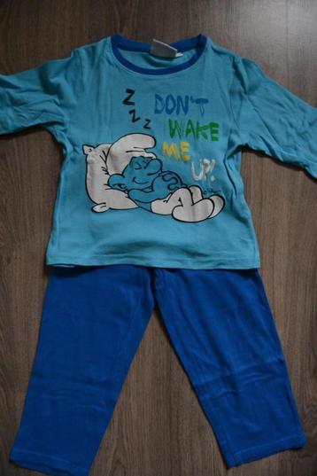 Pyjama Smurfen maat 104/110 beschikbaar voor biedingen