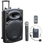 Ibiza - PORT15VHF-BT - Enceinte portable 15"/800W MAX, Audio, Tv en Foto, Karaoke-apparatuur, Zo goed als nieuw, Microfoon(s)