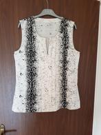 Topje, Calvin Klein, ecru en grijs, maat M, nieuwe staat, Kleding | Dames, Topjes, Ophalen, Zo goed als nieuw, Maat 38/40 (M)