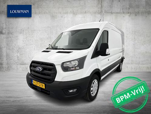 Ford Transit 350 2.0 TDCI L3H2 Trend SYNC4 Navigatie Trekhaa, Auto's, Bestelwagens en Lichte vracht, Bedrijf, ABS, Centrale vergrendeling