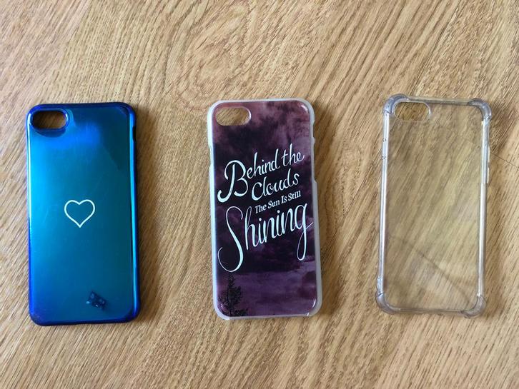 Hoesjes iPhone 8, Telecommunicatie, Mobiele telefoons | Hoesjes en Screenprotectors | Apple iPhone, Zo goed als nieuw, Hoesje of Tasje