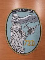 Patch luchtmacht 72D, Verzamelen, Militaria | Algemeen, Luchtmacht, Ophalen of Verzenden