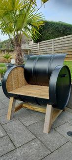 Olievat zitbank, Ophalen