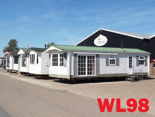 Betaalbaar chalet met dubbel glas, 2 slaapkamers, schuifpui, Caravans en Kamperen, Stacaravans, tot en met 4, Ophalen