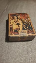 Houten luciferdoosje ww2, Verzamelen, Ophalen of Verzenden, Gebruikt, Luciferdoosjes of -merken