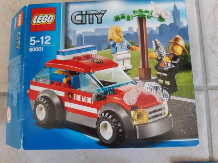 Lego City 60001 (Brandweercommandant), Kinderen en Baby's, Speelgoed | Duplo en Lego, Zo goed als nieuw, Lego, Complete set, Ophalen of Verzenden