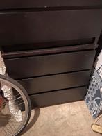 Malm kast bruin/zwart 2x voor €50,-, Huis en Inrichting, Kasten | Ladekasten, Ophalen, Zo goed als nieuw
